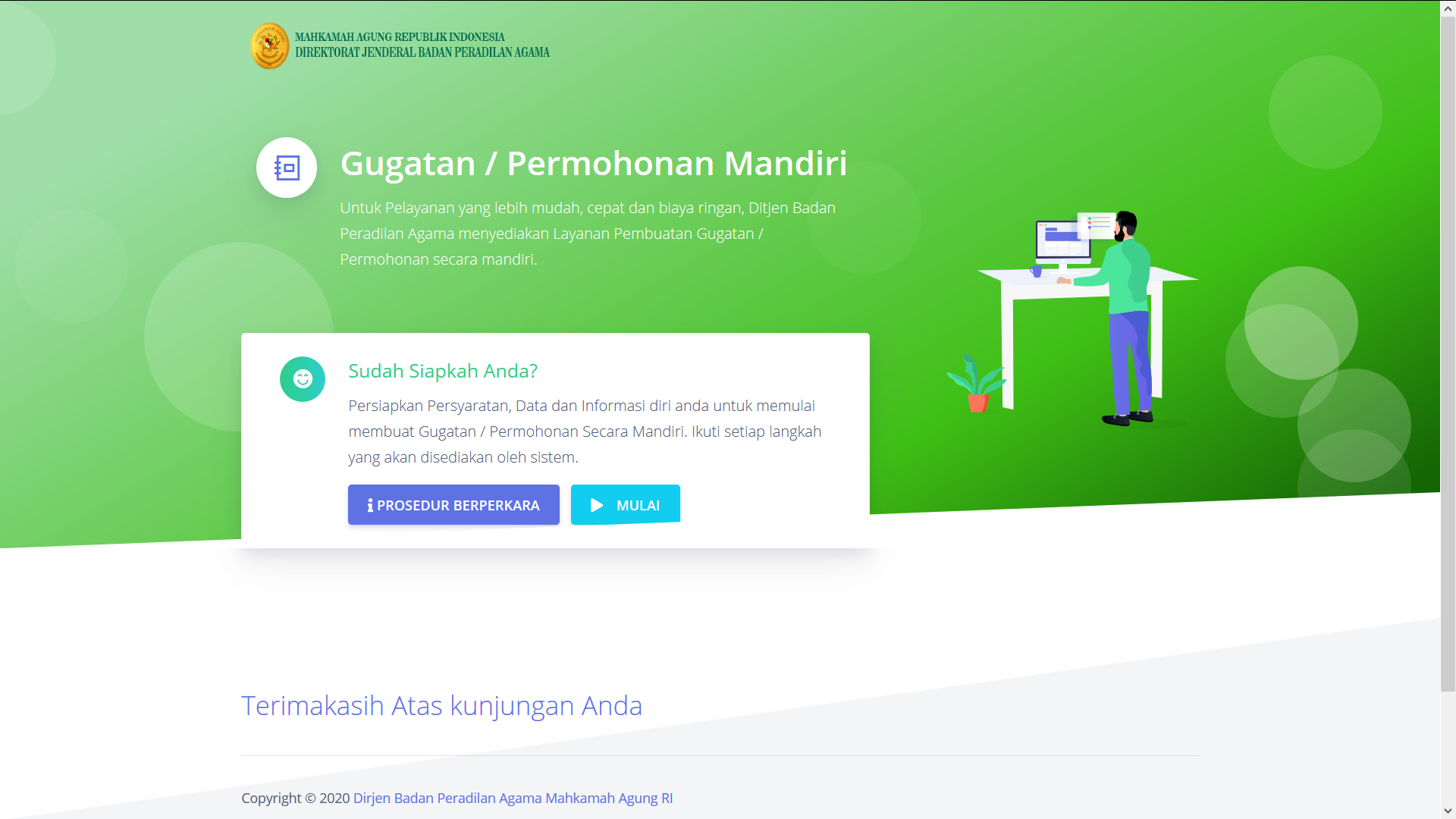 Aplikasi  Gugatan Mandiri
