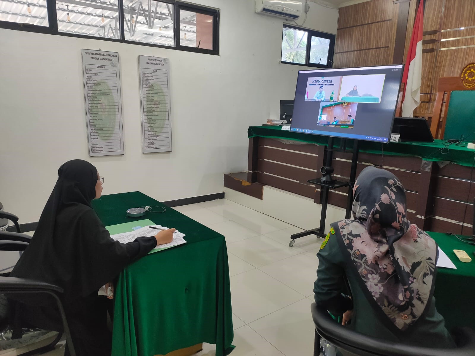 sidang teleconference 1