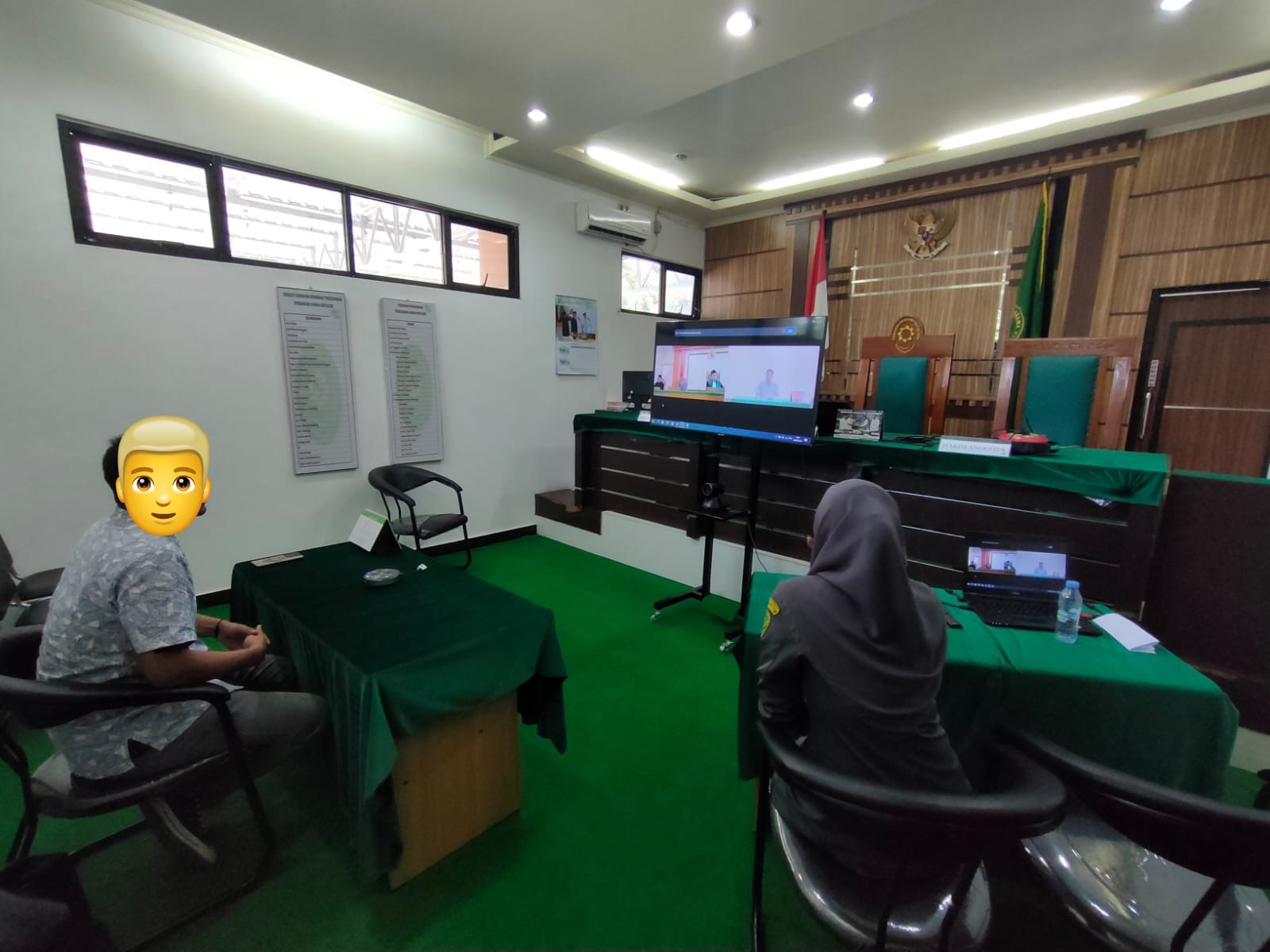sidang teleconference pengadilan